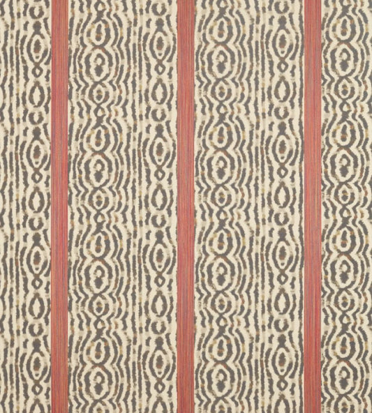 Lennox Stripe Fabric by Zoffany Natural / Sunstone