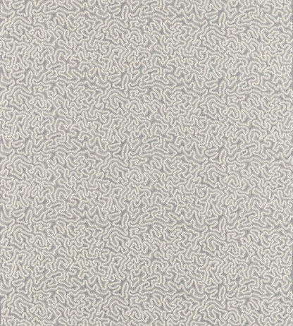 Maze Coral Fabric by Zoffany Zinc