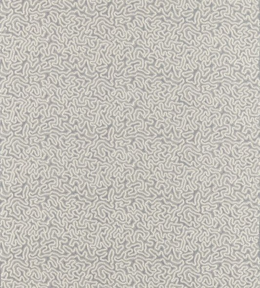 Maze Coral Fabric by Zoffany Zinc