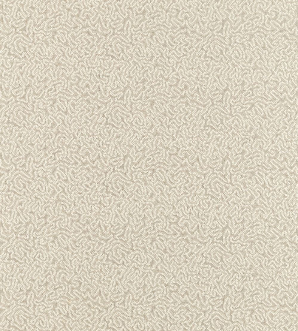 Maze Coral Fabric by Zoffany Stone