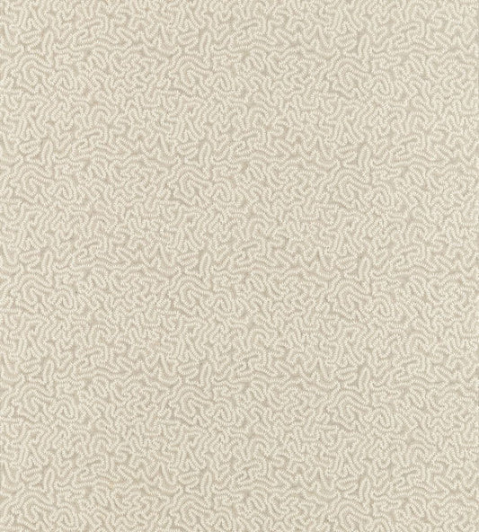 Maze Coral Fabric by Zoffany Stone