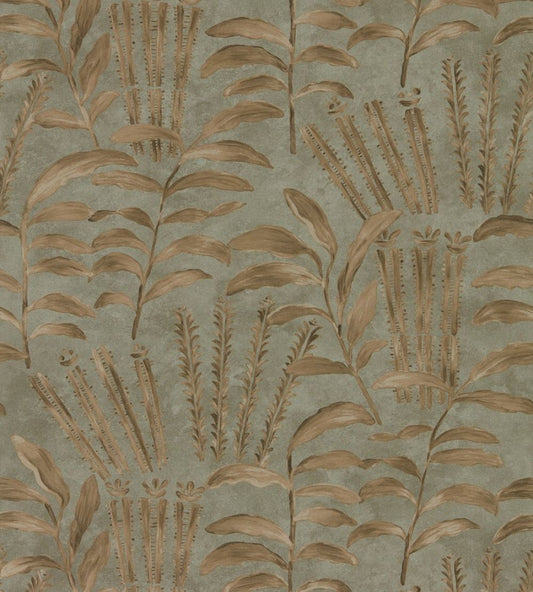 Highclere Wallpaper by Zoffany Olivine