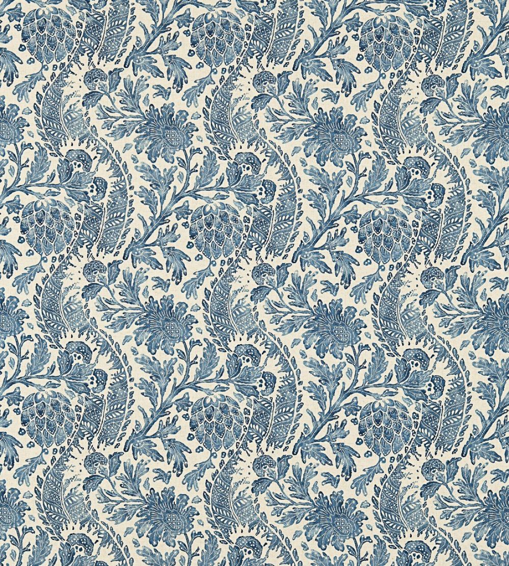 Cochin Fabric by Zoffany Blue
