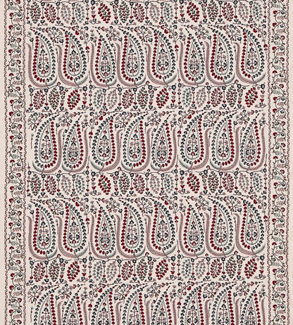 Jayshree Fabric by Zoffany Red/Blue