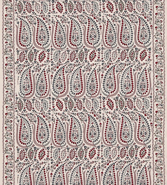 Jayshree Fabric by Zoffany Red/Blue