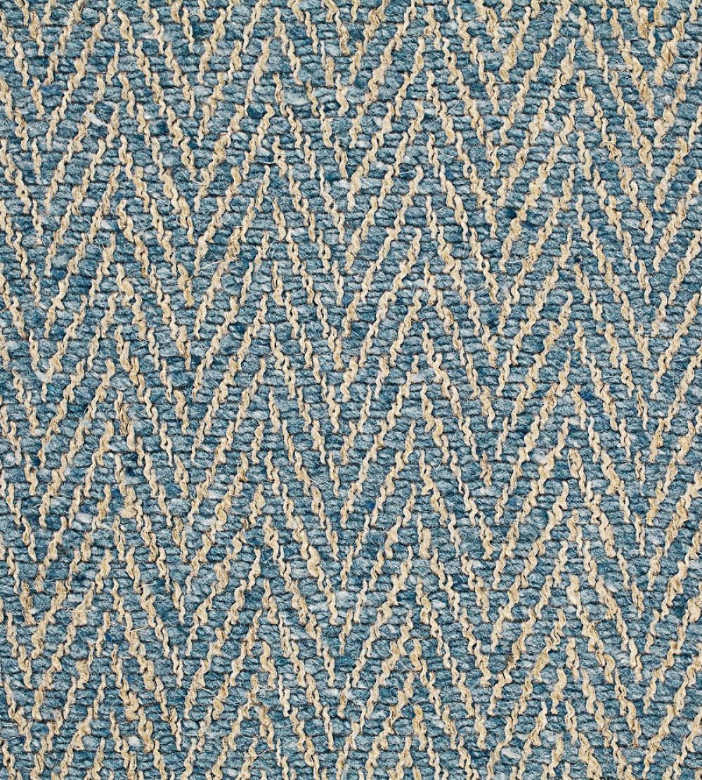 Banyan Fabric by Zoffany Soft Blue