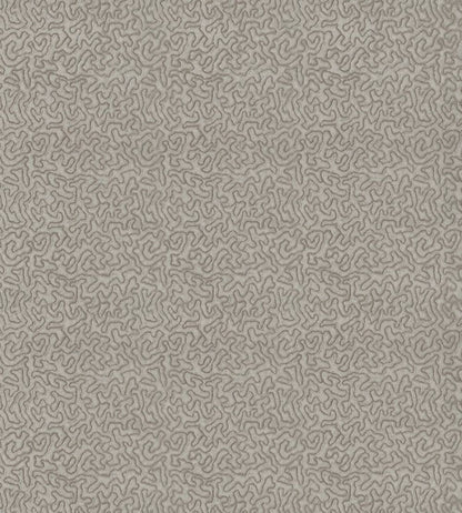 Maze Fabric by Zoffany Silver