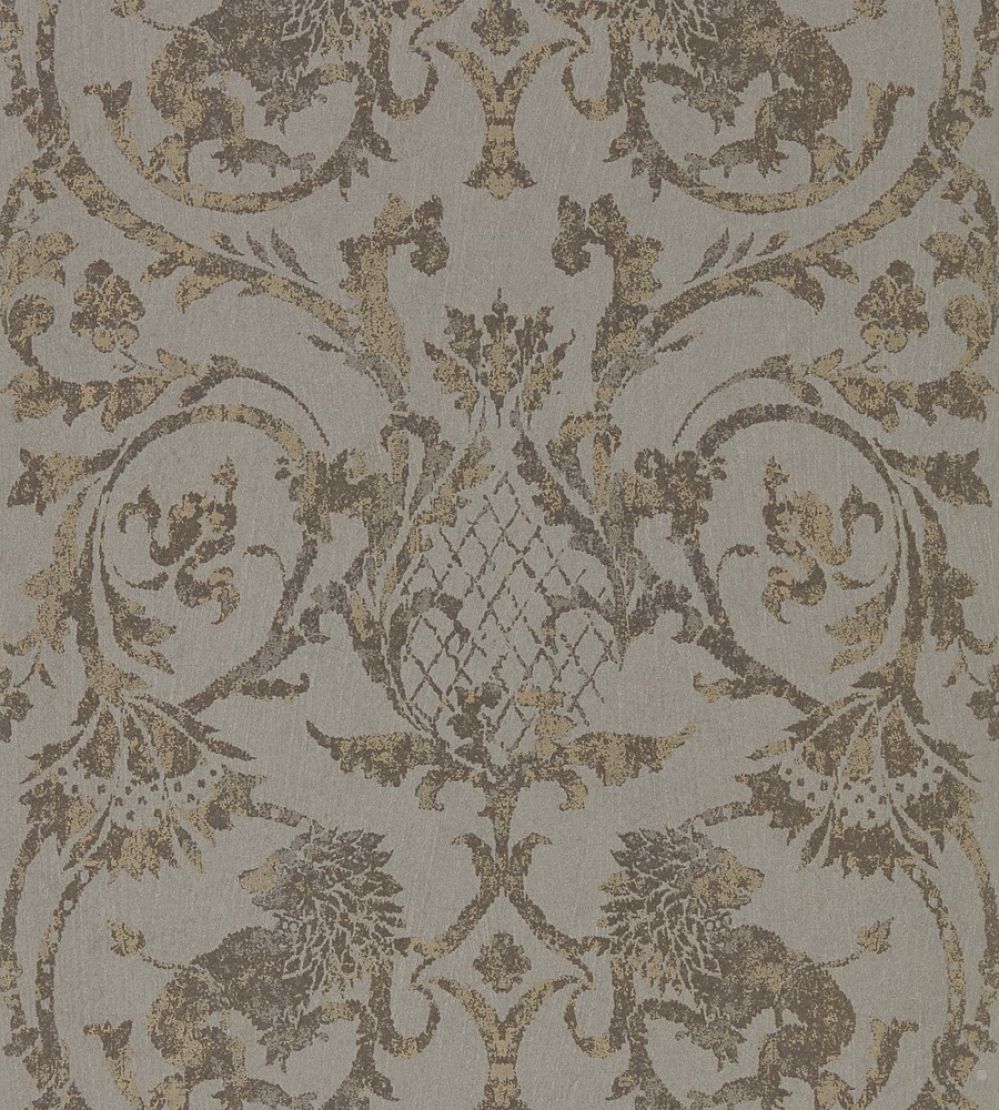Landseer Wallpaper by Zoffany Antique Bronze