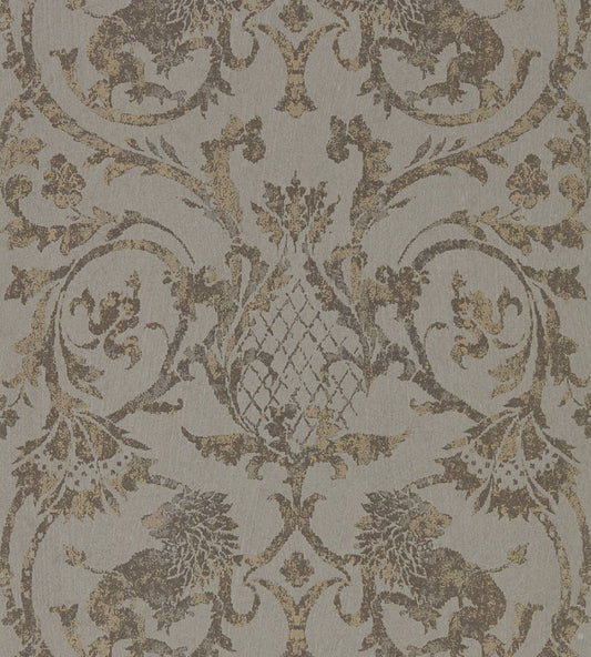Landseer Wallpaper by Zoffany Antique Bronze