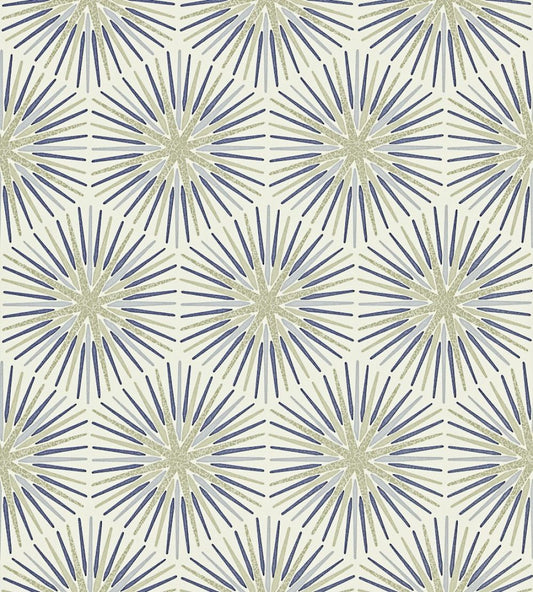 Spark Wallpaper by Zoffany Sapphire