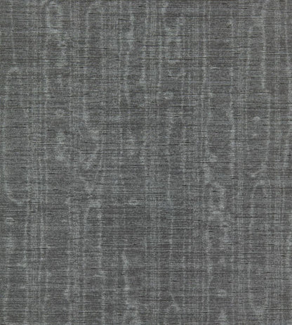 Watered Silk Wallpaper by Zoffany Bone Black