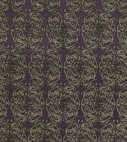 Tespi Fabric by Zoffany Amethyst/Mole