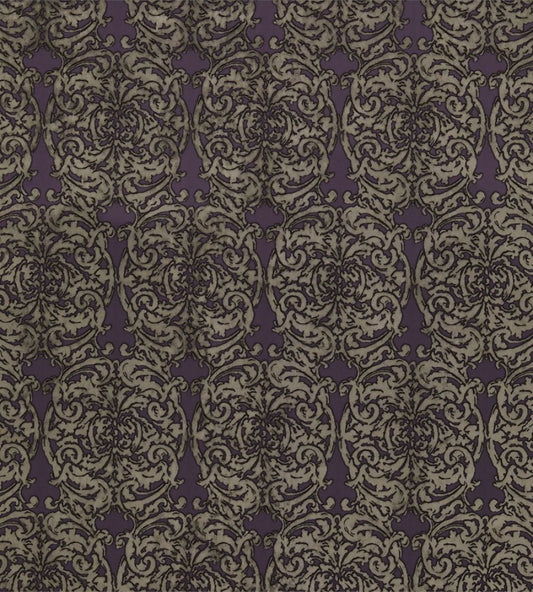 Tespi Fabric by Zoffany Amethyst/Mole