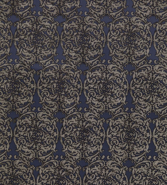 Tespi Fabric by Zoffany Indigo/Taupe