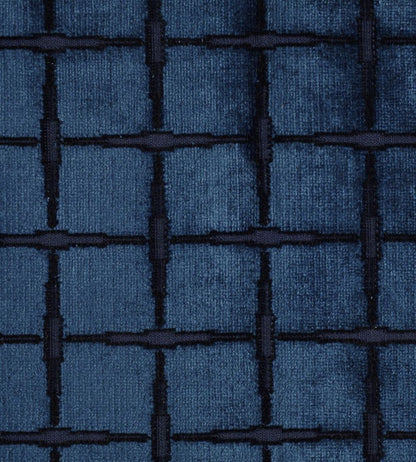 Tespi Square Fabric by Zoffany Indigo