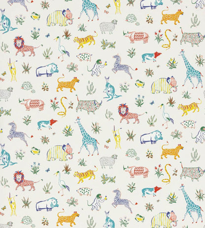 Zoo Wallpaper by Scalamandre Primary