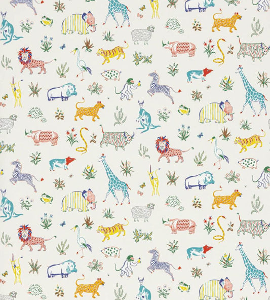 Zoo Wallpaper by Scalamandre Primary