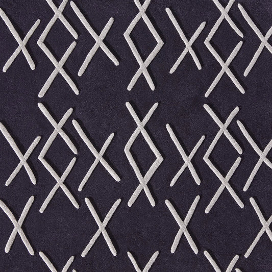 Zulu Rug by Le Manach in Noir (LT110001)